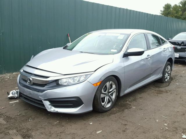 19XFC2F56HE028484 - 2017 HONDA CIVIC LX GRAY photo 2