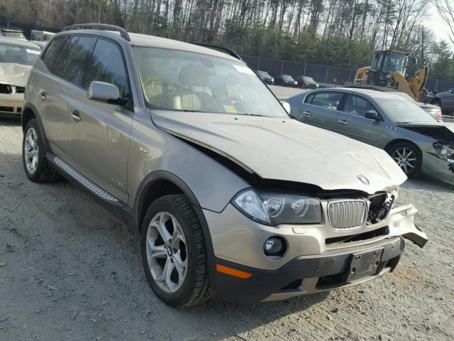 WBXPC93439WJ26178 - 2009 BMW X3 XDRIVE3 GOLD photo 1