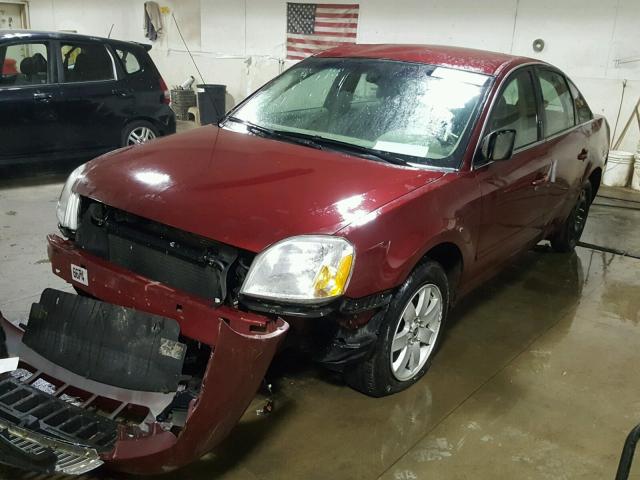 1MEFM41175G617602 - 2005 MERCURY MONTEGO LU RED photo 2