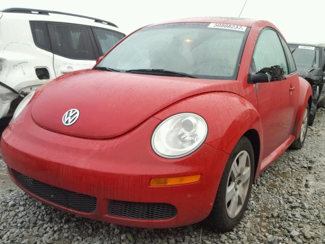 3VWRW31C67M521034 - 2007 VOLKSWAGEN NEW BEETLE RED photo 2