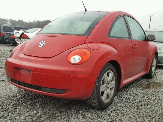 3VWRW31C67M521034 - 2007 VOLKSWAGEN NEW BEETLE RED photo 4