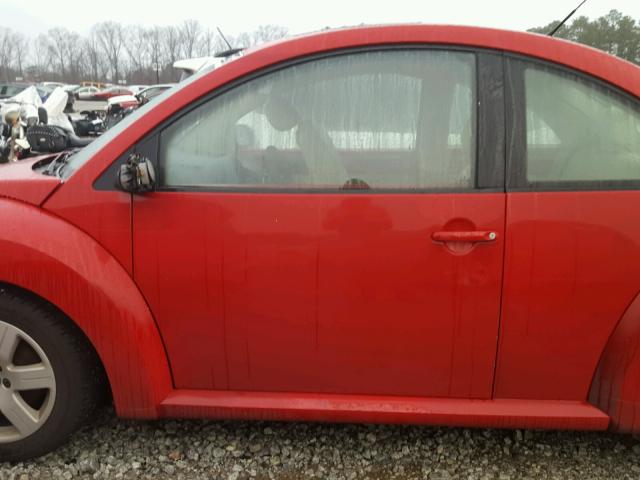 3VWRW31C67M521034 - 2007 VOLKSWAGEN NEW BEETLE წითელი ფოტო 9