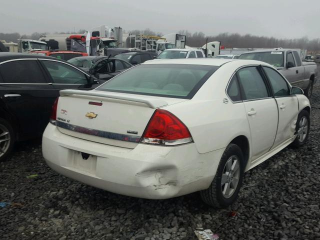 2G1WT57K291266314 - 2009 CHEVROLET IMPALA 1LT WHITE photo 4