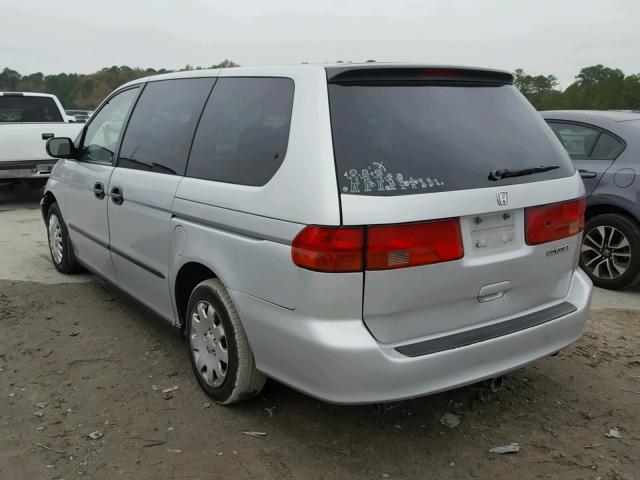 2HKRL18581H544156 - 2001 HONDA ODYSSEY LX SILVER photo 3