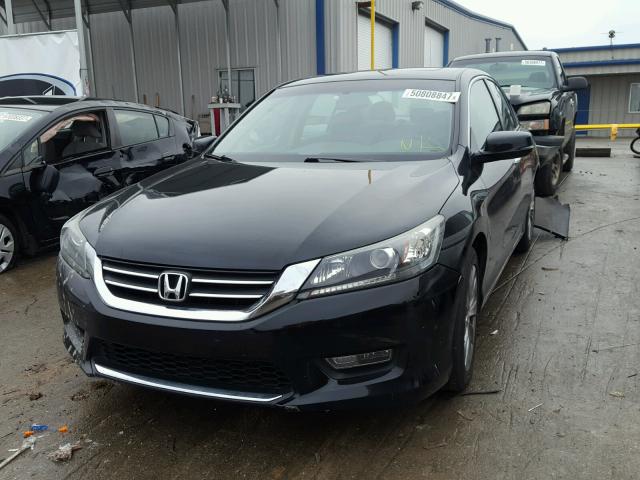 1HGCR2F71DA262114 - 2013 HONDA ACCORD EX BLACK photo 2