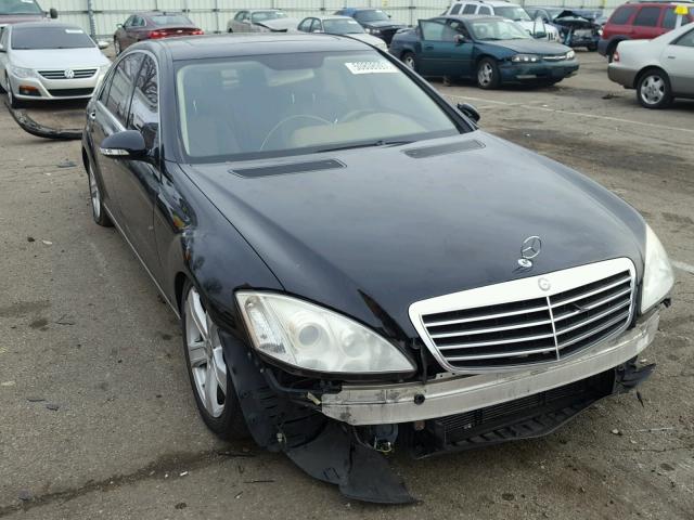 WDDNG71X57A054278 - 2007 MERCEDES-BENZ S 550 BLACK photo 1