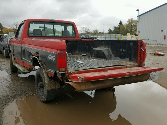 1FTHF26GXNNA50612 - 1992 FORD F250 RED photo 3
