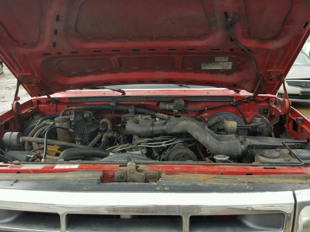 1FTHF26GXNNA50612 - 1992 FORD F250 RED photo 7
