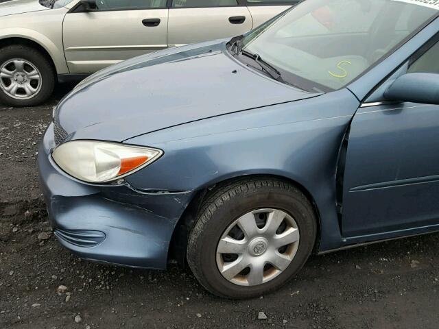 4T1BE32K83U766593 - 2003 TOYOTA CAMRY LE BLUE photo 9