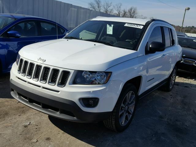 1C4NJCBA8GD806195 - 2016 JEEP COMPASS SP WHITE photo 2