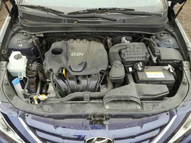 5NPEB4AC4CH387689 - 2012 HYUNDAI SONATA GLS BLUE photo 7