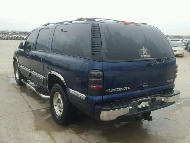 3GKEC16T51G128224 - 2001 GMC YUKON XL C BLUE photo 3