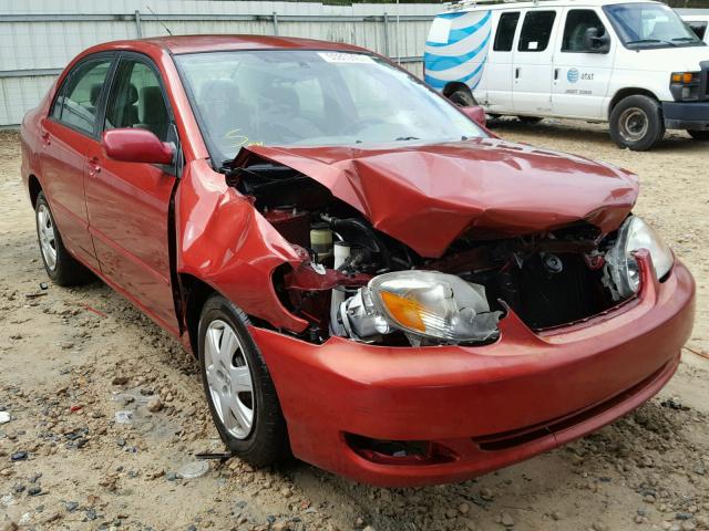 1NXBR32E68Z007298 - 2008 TOYOTA COROLLA CE RED photo 1