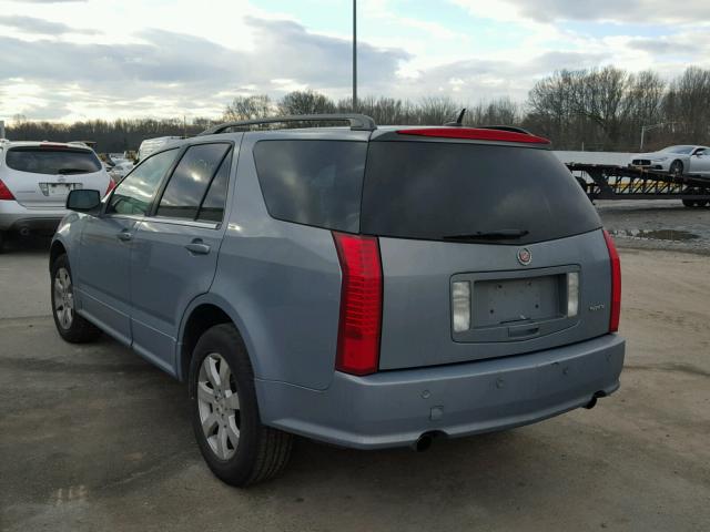 1GYEE637180175589 - 2008 CADILLAC SRX BLUE photo 3