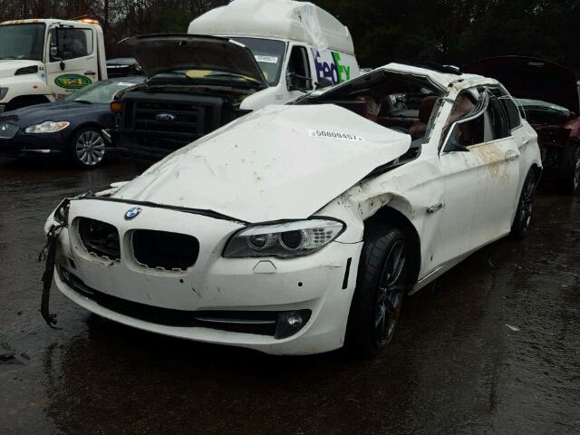 WBAFU7C52DDU68189 - 2013 BMW 535 XI თეთრი ფოტო 2