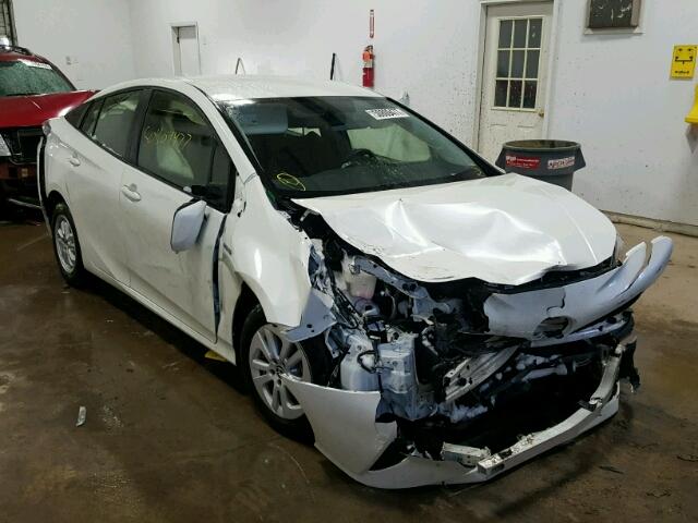 JTDKBRFU4G3007351 - 2016 TOYOTA PRIUS WHITE photo 1