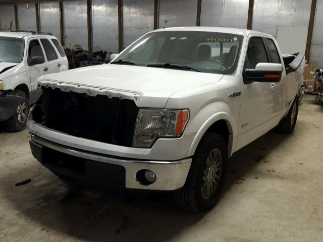 1FTFX1CT9BFC11845 - 2011 FORD F150 SUPER WHITE photo 2