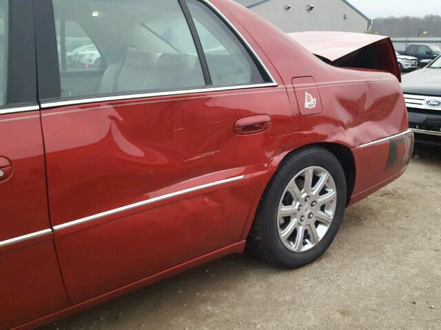 1G6KD57Y39U102486 - 2009 CADILLAC DTS RED photo 9