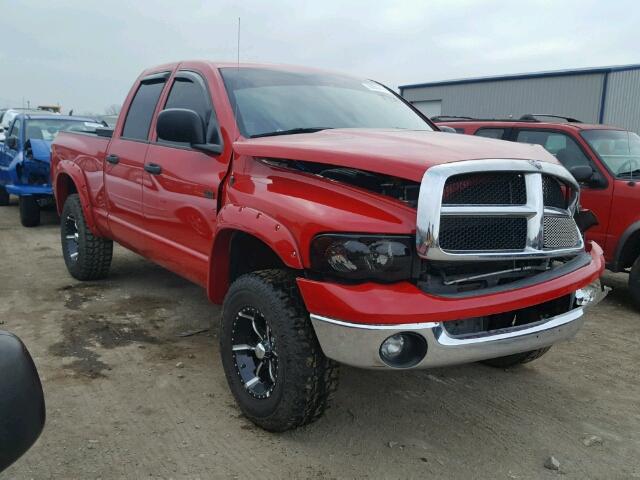 1D7HU18D15J542588 - 2005 DODGE RAM 1500 S RED photo 1