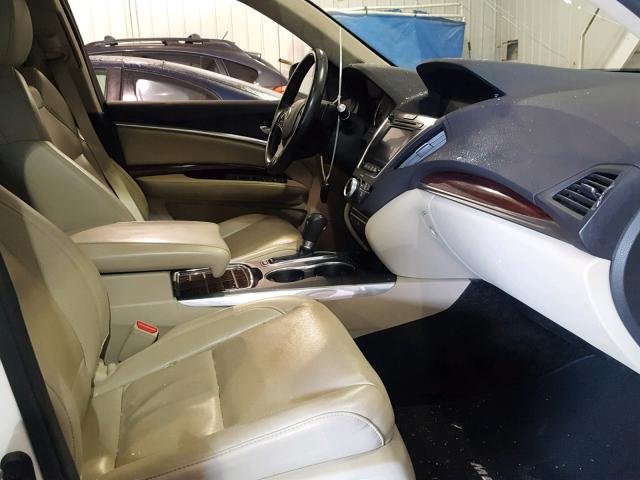 5FRYD3H80EB007718 - 2014 ACURA MDX ADVANC 白色 照片 5
