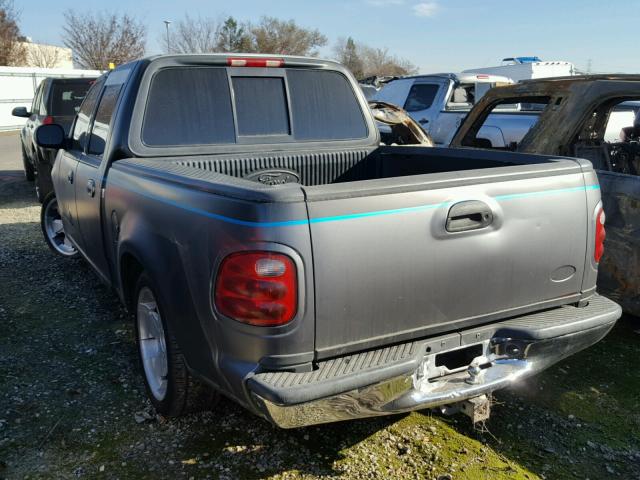 1FTRW07663KA56808 - 2003 FORD F150 SUPER GRAY photo 3