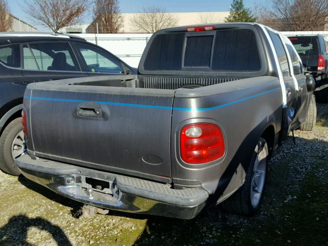 1FTRW07663KA56808 - 2003 FORD F150 SUPER GRAY photo 4