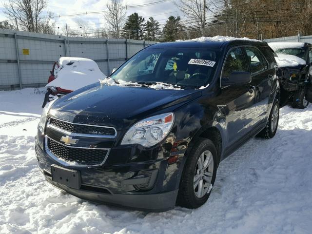 2GNALBEK7C1339744 - 2012 CHEVROLET EQUINOX LS BLACK photo 2