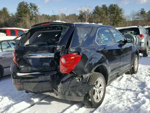 2GNALBEK7C1339744 - 2012 CHEVROLET EQUINOX LS BLACK photo 4