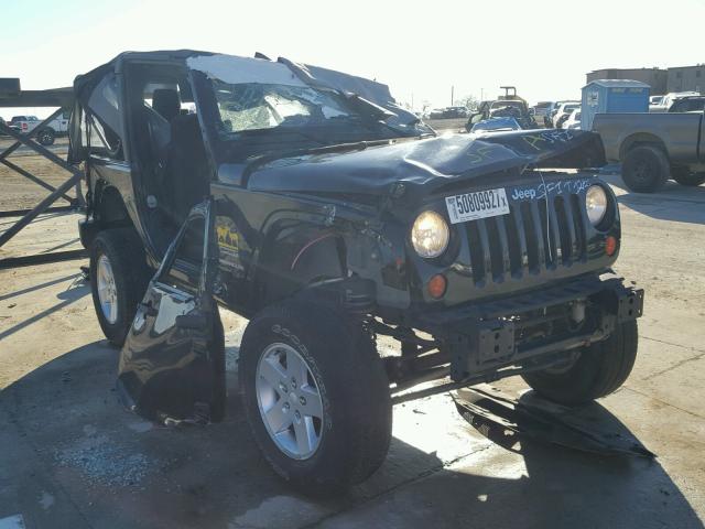 1C4AJWAG1CL245652 - 2012 JEEP WRANGLER S BLACK photo 1