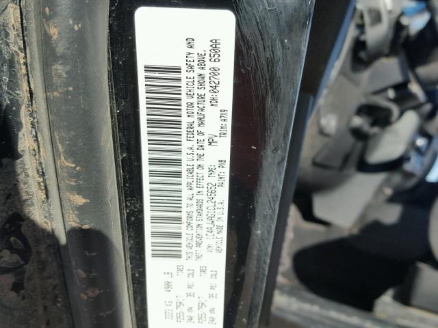 1C4AJWAG1CL245652 - 2012 JEEP WRANGLER S BLACK photo 10