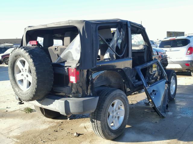 1C4AJWAG1CL245652 - 2012 JEEP WRANGLER S BLACK photo 4