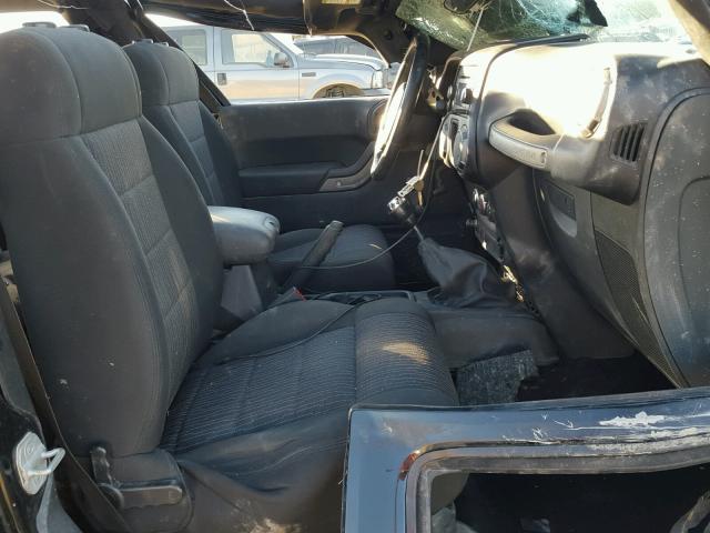 1C4AJWAG1CL245652 - 2012 JEEP WRANGLER S BLACK photo 5