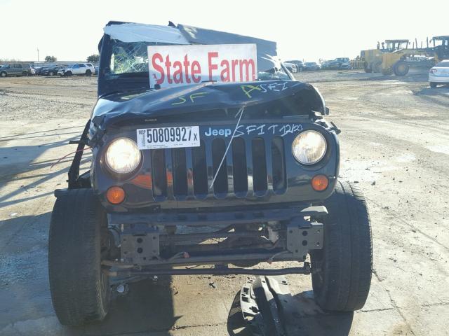 1C4AJWAG1CL245652 - 2012 JEEP WRANGLER S BLACK photo 9