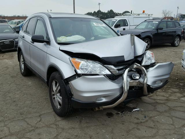 3CZRE4H54BG704498 - 2011 HONDA CR-V EX SILVER photo 1