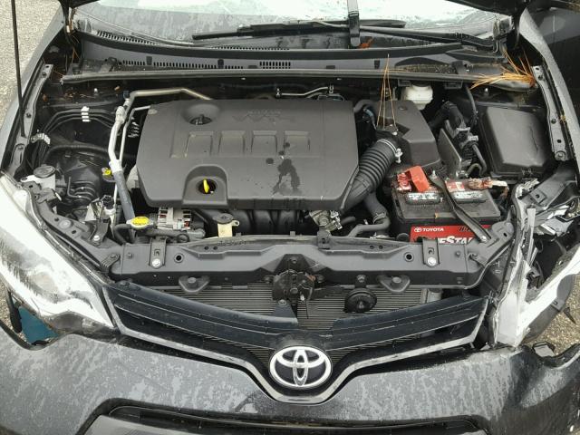 2T1BURHE4EC123220 - 2014 TOYOTA COROLLA L BLACK photo 7