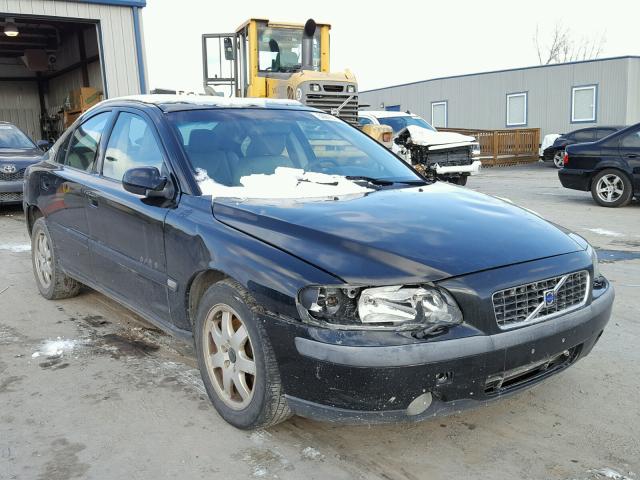 YV1RH58D222112515 - 2002 VOLVO S60 2.5T BLACK photo 1