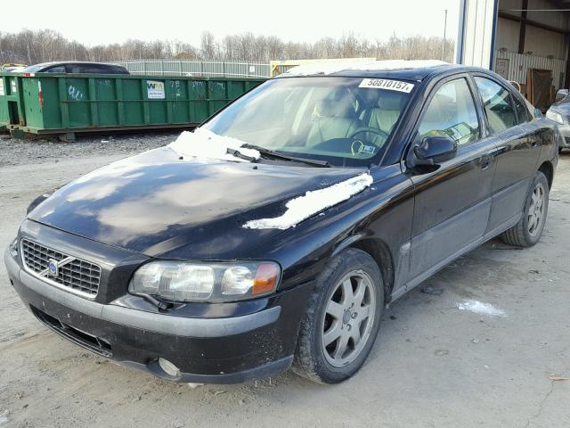 YV1RH58D222112515 - 2002 VOLVO S60 2.5T BLACK photo 2