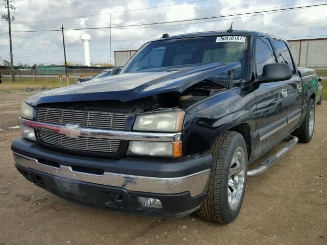 2GCEC13TX51257011 - 2005 CHEVROLET SILVERADO BLACK photo 2