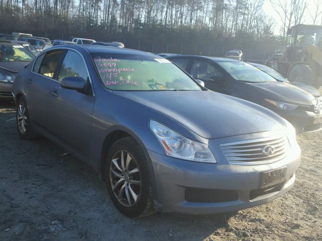 JNKBV61F17M819634 - 2007 INFINITI G35 BLUE photo 1