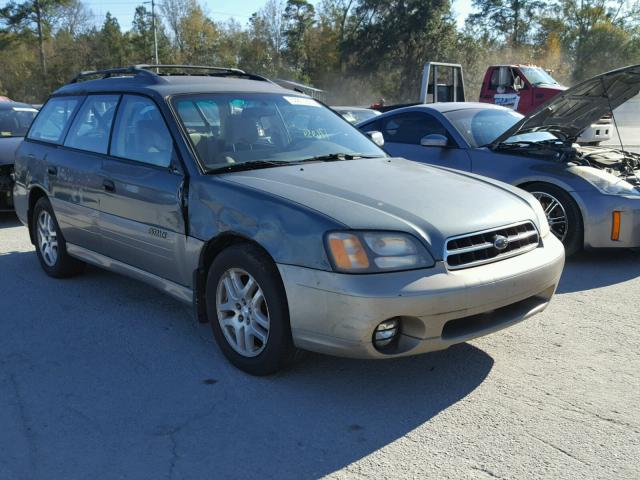 4S3BH665416618296 - 2001 SUBARU LEGACY OUT GREEN photo 1