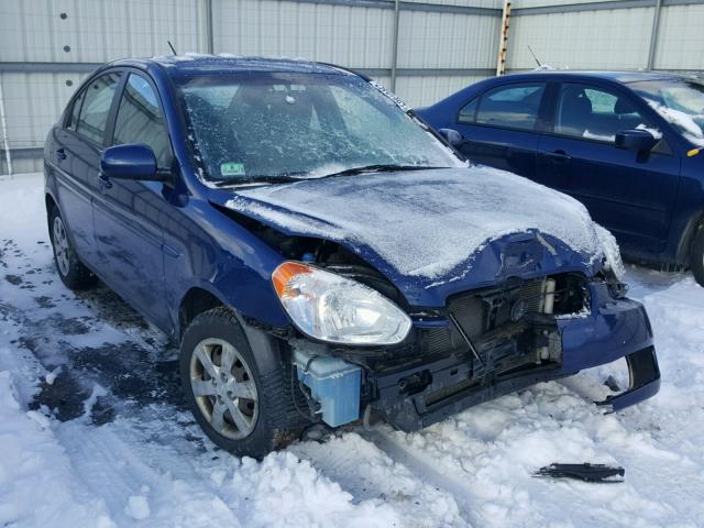 KMHCN4AC1AU489139 - 2010 HYUNDAI ACCENT GLS BLUE photo 1