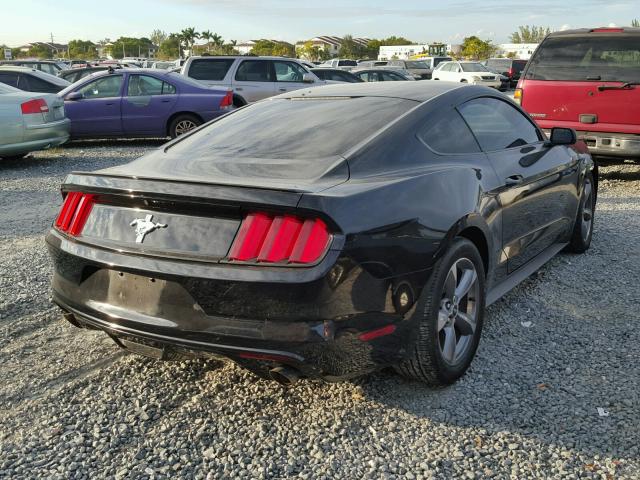 1FA6P8AM7G5205100 - 2016 FORD MUSTANG BLACK photo 4