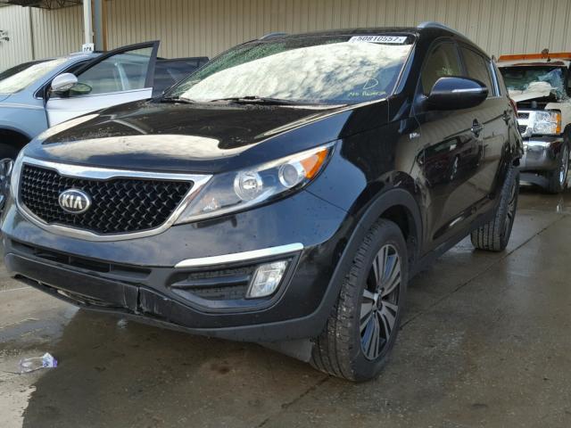 KNDPCCAC2E7562349 - 2014 KIA SPORTAGE E BLACK photo 2