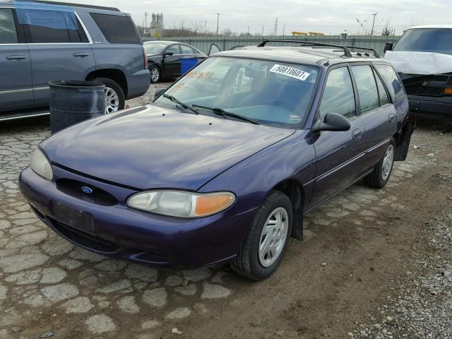 3FALP15P3VR139699 - 1997 FORD ESCORT LX PURPLE photo 2