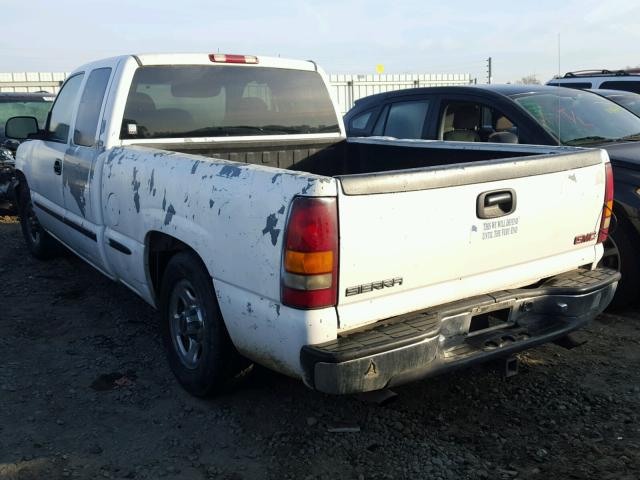 2GTEC19T411248046 - 2001 GMC NEW SIERRA WHITE photo 3