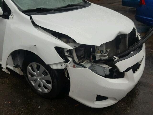 1NXBU4EE8AZ326868 - 2010 TOYOTA COROLLA BA WHITE photo 9