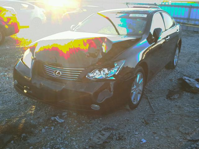 JTHBJ46G792333278 - 2009 LEXUS ES 350 BLACK photo 2