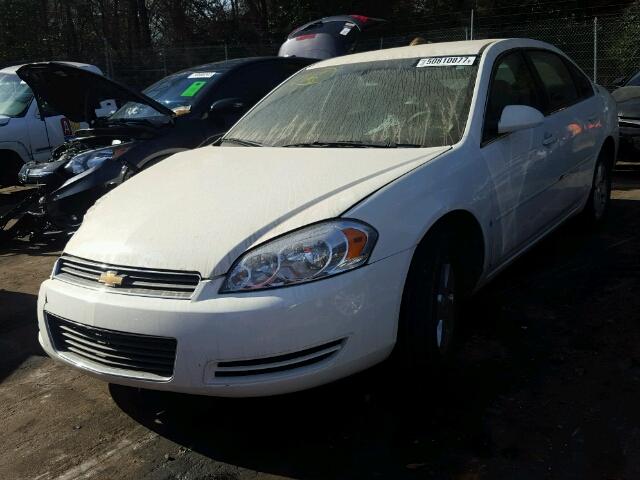 2G1WT58K069159225 - 2006 CHEVROLET IMPALA LT WHITE photo 2