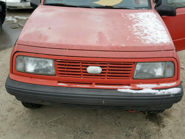 2CNBJ18U0R6917913 - 1994 GEO TRACKER RED photo 7