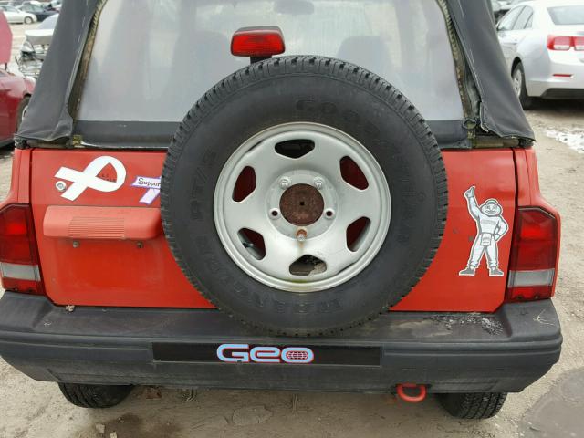 2CNBJ18U0R6917913 - 1994 GEO TRACKER RED photo 9